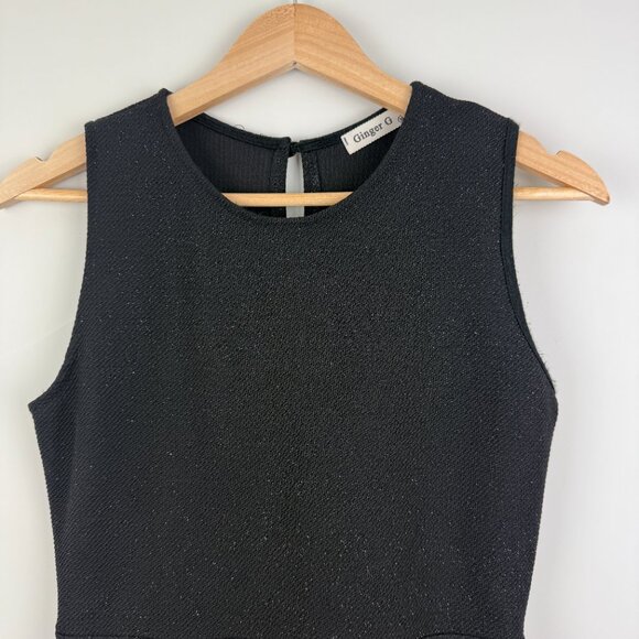 Ginger G Women's Black Skater Dress Size M - Picture 2 of 7